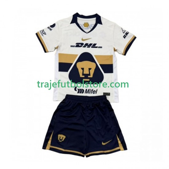 Camiseta 1ª Pumas UNAM Niño 2025-2026 Manga Corta