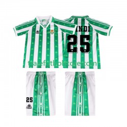 Camiseta 1ª Real Betis FINIDI 25 1996 1997 Retro Niño Manga Corta