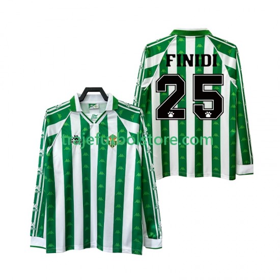 Camiseta 1ª Real Betis FINIDI 25 1996 1997 Retro Hombre ML