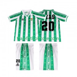 Camiseta 1ª Real Betis Tomas Olias 20 1996 1997 Retro Niño Manga Corta