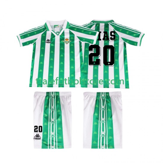 Camiseta 1ª Real Betis Tomas Olias 20 1996 1997 Retro Niño Manga Corta