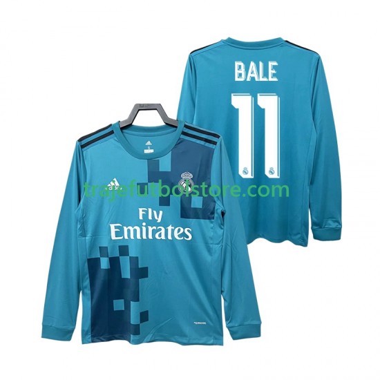 Camiseta 3ª Real Madrid BALE 11 2017 2018 Retro Hombre ML