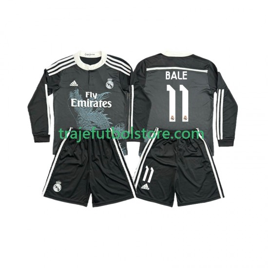 Camiseta 3ª Real Madrid Bale 11 2014 2015 Retro Niño ML