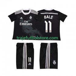 Camiseta 3ª Real Madrid Bale 11 2014 Retro Niño Manga Corta