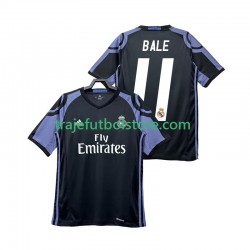 Camiseta 3ª Real Madrid Bale 11 2016 2017 Retro Hombre Manga Corta