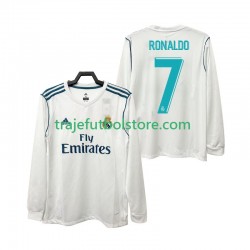 Camiseta 1ª Real Madrid CRISTIANO RONALDO 7 2017 2018 Retro Hombre ML