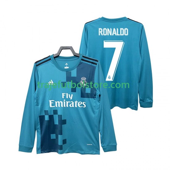 Camiseta 3ª Real Madrid CRISTIANO RONALDO 7 2017 2018 Retro Hombre ML