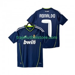 Camiseta 2ª Real Madrid Cristiano Ronaldo 7 Retro Hombre 2011 2010 Manga Corta