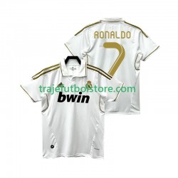 Camiseta 1ª Real Madrid Cristiano Ronaldo 7 2012 Retro Hombre 2011 Manga Corta