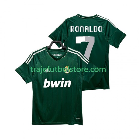 Camiseta 3ª Real Madrid Cristiano Ronaldo 7 2012 2013 Retro Hombre Manga Corta