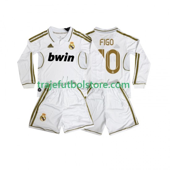 Camiseta 1ª Real Madrid FIGO 10 2012 Retro Niño 2011 ML