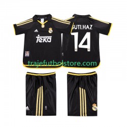 Camiseta 2ª Real Madrid GUTI.HAZ 14 2001 Retro Niño 1999 Manga Corta