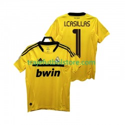 Camiseta 1ª Real Madrid I.CASILLAS 1 2012 Portero Retro Hombre 2011 Manga Corta
