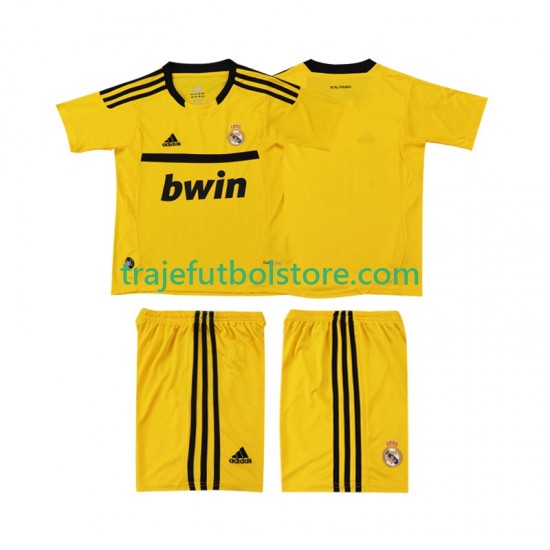 Camiseta 1ª Real Madrid 2012 Portero Retro Niño 2011 Manga Corta