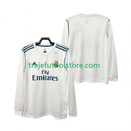 Camiseta 1ª Real Madrid 2017 2018 Retro Hombre ML