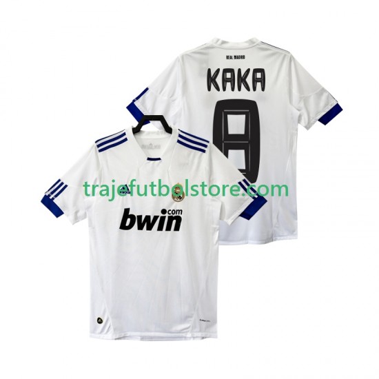 Camiseta 1ª Real Madrid KAKA 8 Retro Hombre 2011 2010 Manga Corta