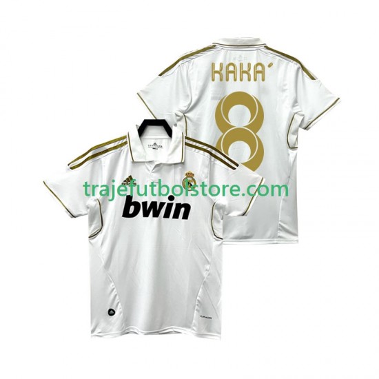 Camiseta 1ª Real Madrid KAKA 8 2012 Retro Hombre 2011 Manga Corta