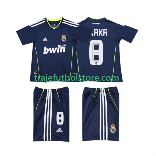 Camiseta 2ª Real Madrid KAKA 8 Retro Niño 2011 2010 Manga Corta
