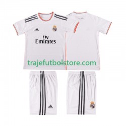 Camiseta 1ª Real Madrid 2013 2014 Retro Niño Manga Corta