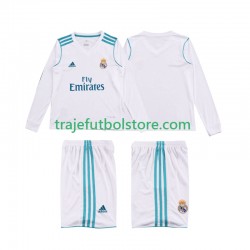 Camiseta 1ª Real Madrid 2017 2018 Retro Niño ML