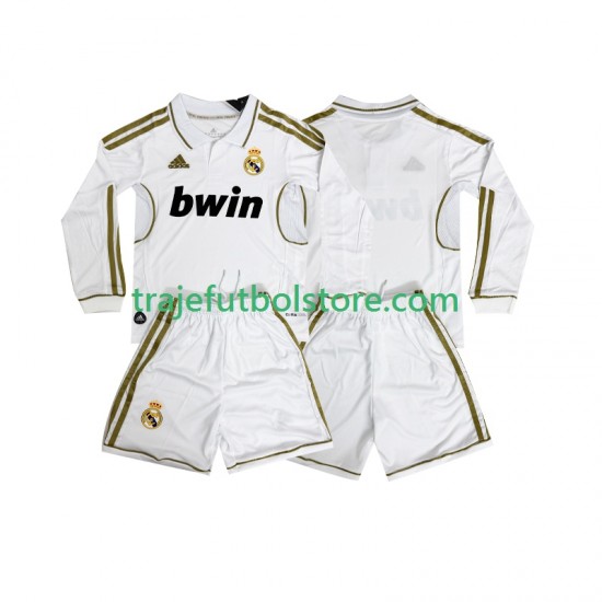 Camiseta 1ª Real Madrid 2012 Retro Niño 2011 ML