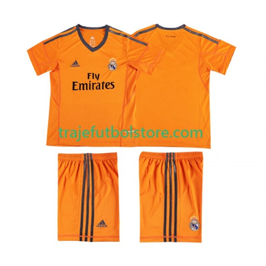 Camiseta 3ª Real Madrid 2013 2014 Retro Niño Manga Corta