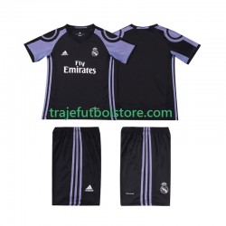 Camiseta 3ª Real Madrid 2016 2017 Retro Niño Manga Corta