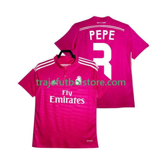 Camiseta 2ª Real Madrid PEPE 3 2014 2015 Retro Hombre Manga Corta