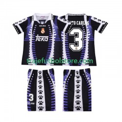 Camiseta 3ª Real Madrid ROBERTO CARLOS 3 1997 Retro Niño 1998 Manga Corta