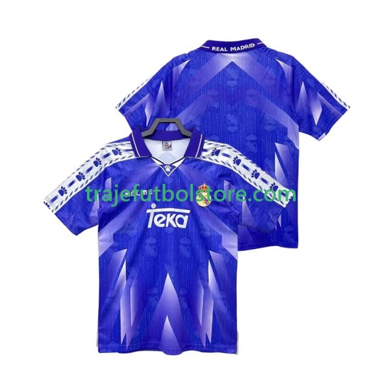 Camiseta 2ª Real Madrid 1996 1997 Retro Hombre Manga Corta