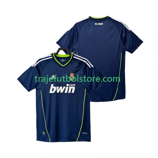Camiseta 2ª Real Madrid Retro Hombre 2011 2010 Manga Corta
