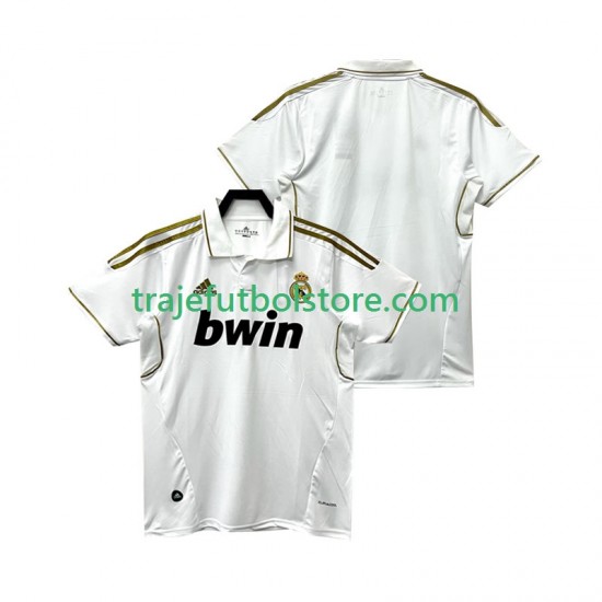 Camiseta 1ª Real Madrid 2012 Retro Hombre 2011 Manga Corta