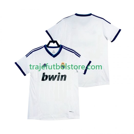 Camiseta 1ª Real Madrid 2012 2013 Retro Hombre Manga Corta