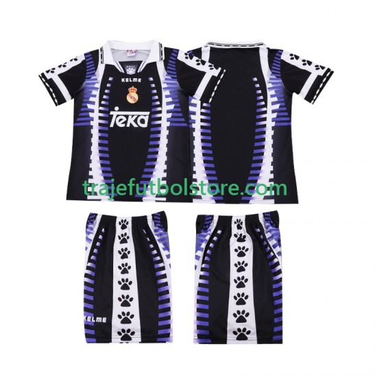 Camiseta 3ª Real Madrid 1997 Retro Niño 1998 Manga Corta