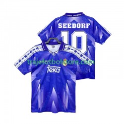Camiseta 2ª Real Madrid SEEDORF 10 1996 1997 Retro Hombre Manga Corta