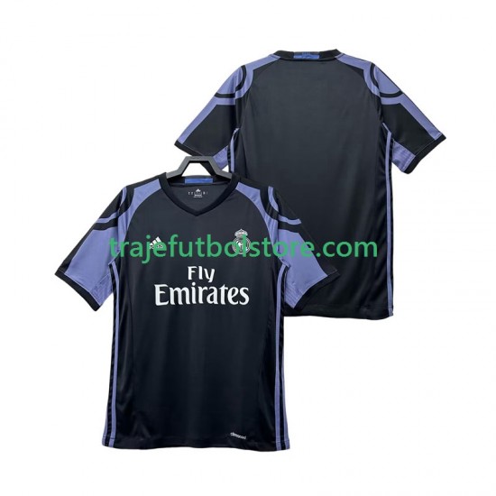 Camiseta 3ª Real Madrid 2016 2017 Retro Hombre Manga Corta