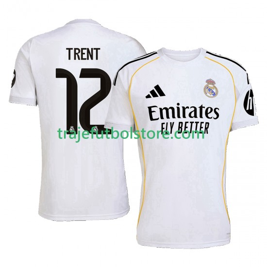 Camiseta 1ª Real Madrid Trent Alexander-Arnold 12 Hombre 2025-2026 Manga Corta