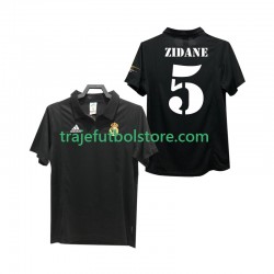 Camiseta 2ª Real Madrid ZIDANE 5 2003 Retro Hombre 2002 Manga Corta