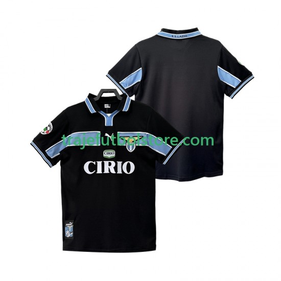 Camiseta 2ª SS Lazio Retro Hombre 1998 1999 Manga Corta