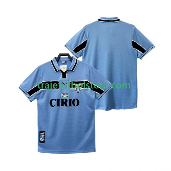 Camiseta 1ª SS Lazio Retro Hombre 1998 1999 Manga Corta