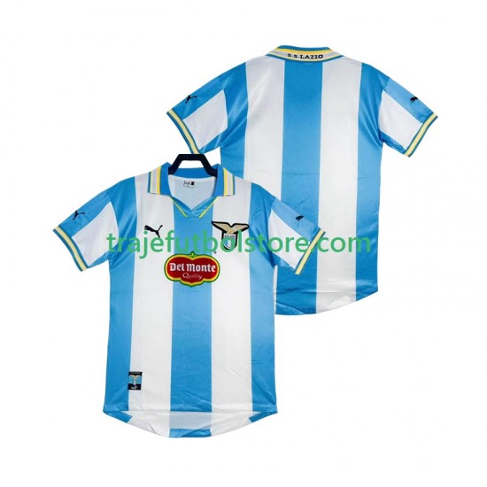 Camiseta 1ª SS Lazio 2000 Retro Hombre 1999 Manga Corta