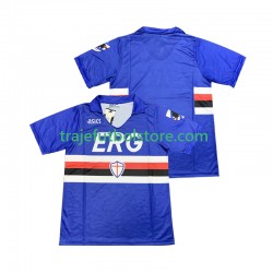 Camiseta 1ª Sampdoria 1990 1991 Retro Hombre Manga Corta