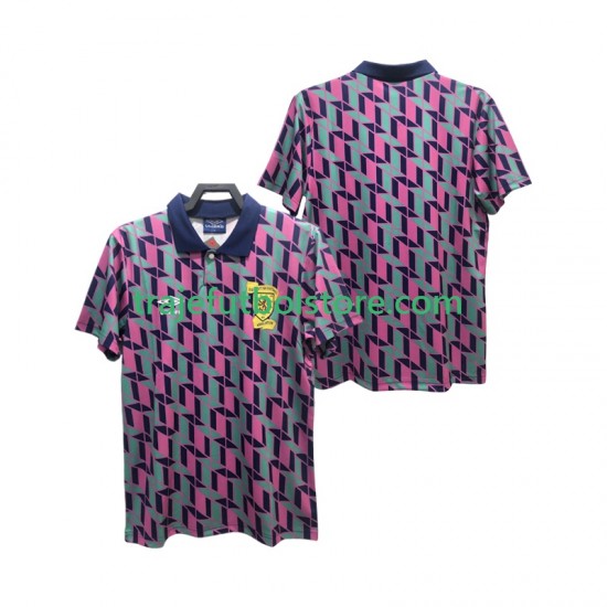 Camiseta 2ª Escocia 1988 1989 Retro Hombre Manga Corta