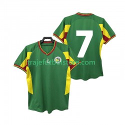 Camiseta 2ª Senegal 7 Retro Hombre 2002 Manga Corta