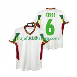 Camiseta 1ª Senegal CISSE 6 Retro Hombre 2002 Manga Corta