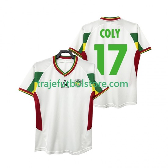 Camiseta 1ª Senegal COLY 17 Retro Hombre 2002 Manga Corta