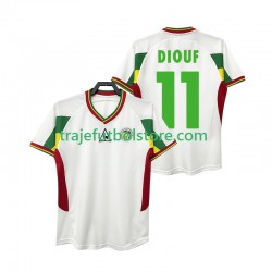 Camiseta 1ª Senegal DIOUF 11 Retro Hombre 2002 Manga Corta