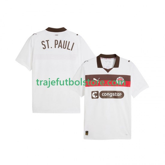 Camiseta 2ª St. Pauli Hombre 2025-2026 Manga Corta