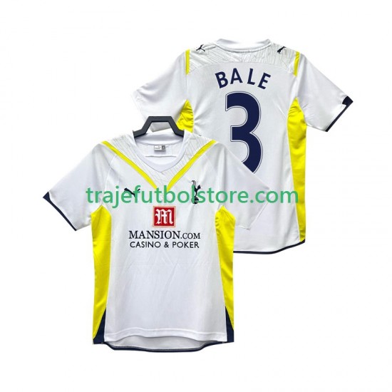 Camiseta 1ª Tottenham Hotspur BALE 3 2009 Retro Hombre 2010 Manga Corta