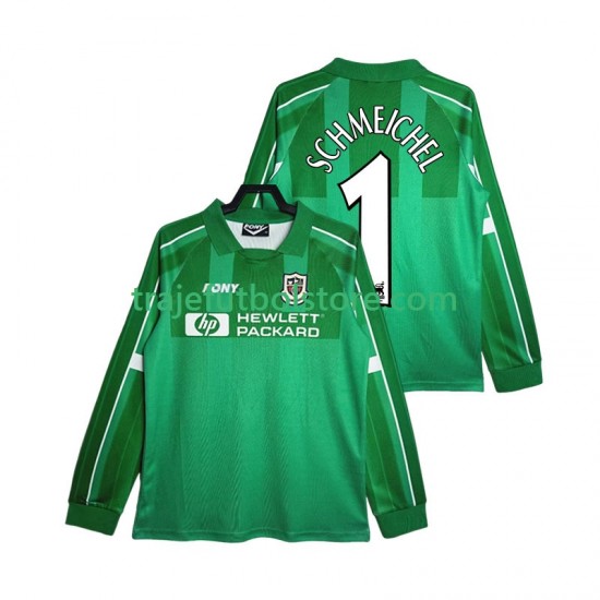 Camiseta 1ª Tottenham Hotspur SCHMEICHEL 1 1997 Portero Retro Hombre 1999 ML